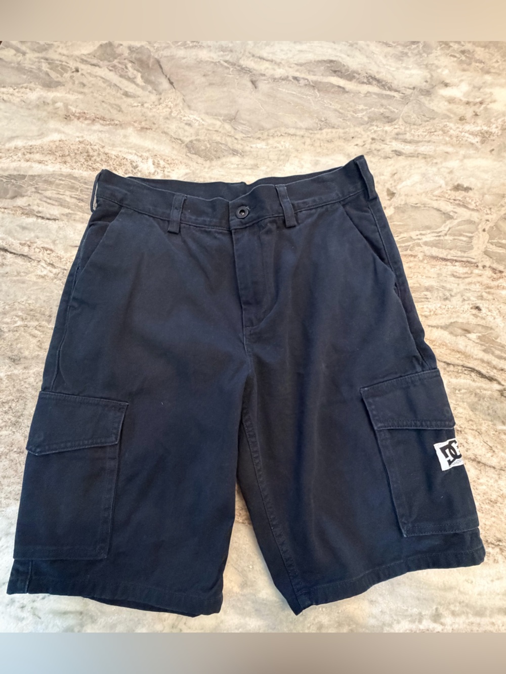 DC Shoes Men’s 29 Black Cargo Shorts Skate Y2K Utility Cotton Pockets